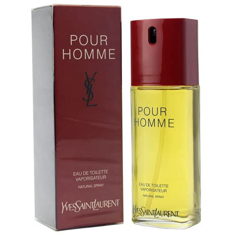 etiquette yves saint laurent pour homme|ysl pour homme.